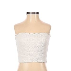 White Hollister tube top